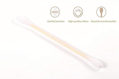 Bamboo cotton swabs, biodegradable wood