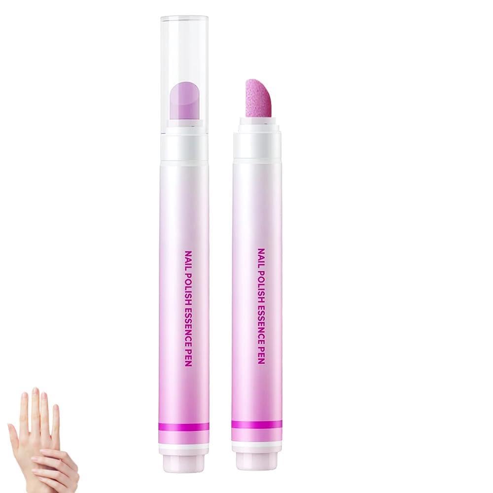 Upgrade 3-in-1 Nail Care Pen, 2025 Cuticle Pusher with Ceramic Tip for Hangnails, Dry & Damaged Nails, Nail Cuticle Remover Pens, for Moisturize Strengthen Nails (2 PCS)