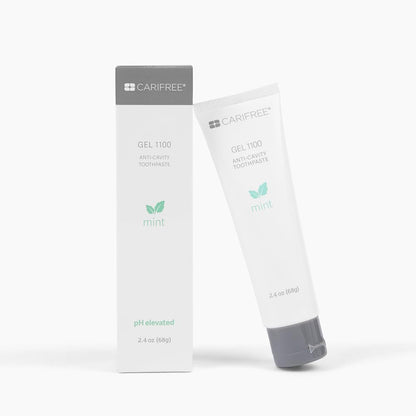 CariFree Gel 1100 (Mint) Anti-Cavity Fluoride Toothpaste with Nano Hydroxyapatite, Cavity Prevention and Enamel Protection, Dentist Recommended for Kids and Adults, 2.40 oz.