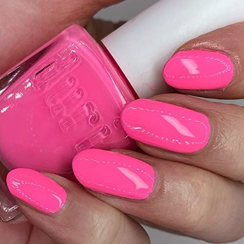 duri 792 Flamingo Frose - Bubble Gum Pink Nail Polish, Semi Matte, Full Coverage, 0.45 Fl Oz