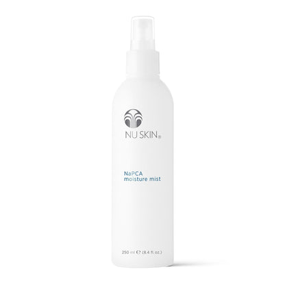 Nu Skin NaPCA Moisture Mist | Revitalizing Moisturizer & Cooling Mist with Hyaluronic Acid | Hydrating Spray for Face, Body & Hair | Sodium PCA for All Skin Types | 8 oz | 1 Pack