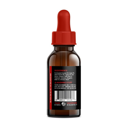 Beard Octane: Grizzly Puncher - Natural Beard Oil w/Argan Oil - 1 Oz - Promotes Healthy Softer Beards - Made in USA - Premium Handcrafted Beard Care