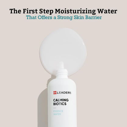LEADERS Cosmetics Calming Biotics Essence Water - 150ml/5.07 Fl Oz Hydrating Strengthening Nourishing and Deep Moisturizing Toner for Sensitive Skin