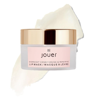 Jouer Conditioning & Repairing Lip Mask – Overnight Lip Mask for Dry Lips - Moisturizing Lip Balm - Maxi Lip for Plumper Lips and Visual Fullness - with Jojoba Oil and Grapeseed Oil for Hydration