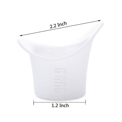 Soft Silicone Reusable Eye Wash Cup for Effective Eye Cleansing Eye Care Washing Cup Pack of 4