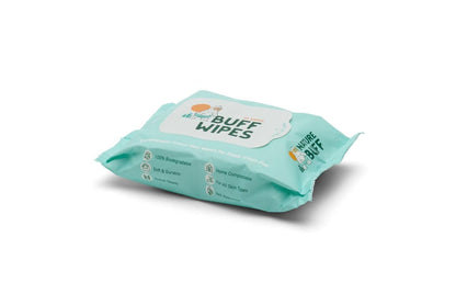Multi-Use Wet Wipes for Babies & Adults - 99.7% Pure, Plastic-free, Biodegradable & Unscented Body Wipes - 24 Wipes Per Pack