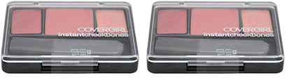 COVERGIRL Instant Cheekbones Contouring Blush Purely Plum 220, 0.29 Ounce Pan (packaging may vary) (Pack of 2)