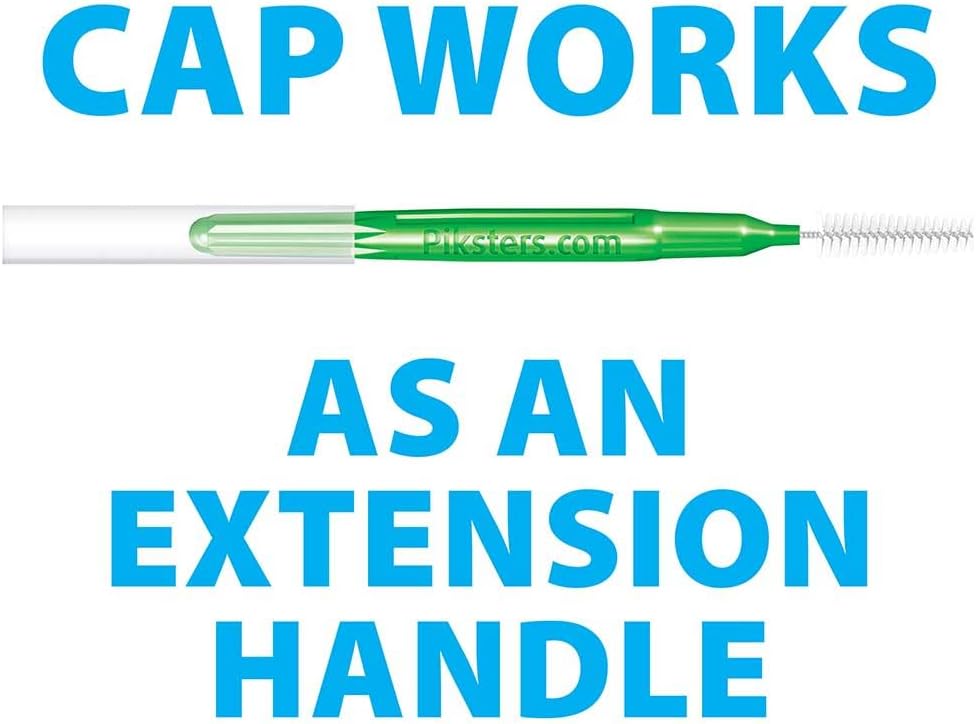 Piksters Interdental Brushes, 40 pk, Size 6, Interdental Tooth Brush for Larger Gaps, Gum Soft Bristles for Plaque Removal, Safe for Braces