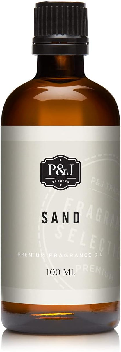 P&J Trading - Sand Scented Oil 100ml - Fragrance Oil for Candle Making, Soap Making, Diffuser Oil