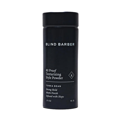 Blind Barber 80 Proof Texturizing Powder - Hair Styling Texture Powder for Men - Builds Weightless Volume - Matte Finish - Medium-to-Strong Hold Hair Products (0.5 oz)
