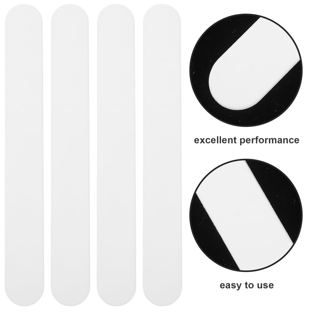 25pcs Tongue Depressors Tongue Stir Sticks, Reusable Applicator Stirring Stick Tool for Laboratory, White Plastic Spatula Scraper