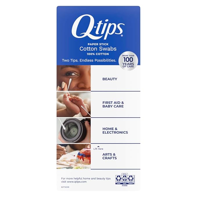 Q-tips cotton swabs for hygiene