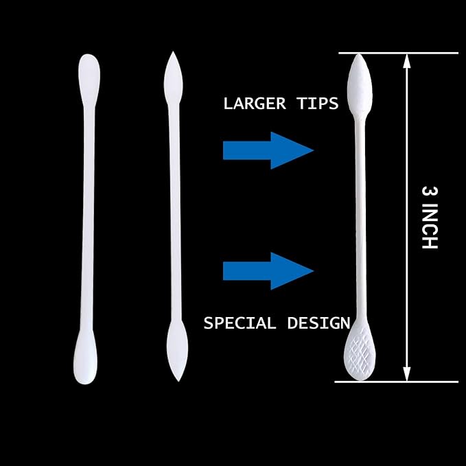 375pcs precision cotton swabs, double-ended