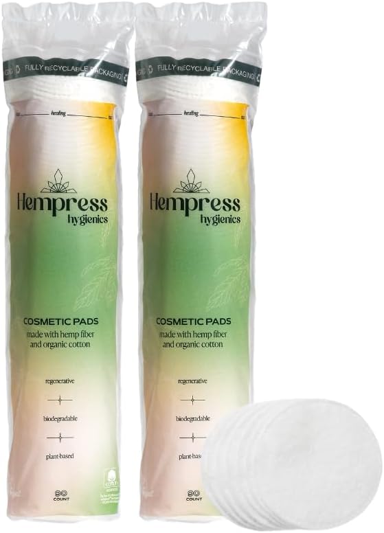 Organic cotton rounds for face