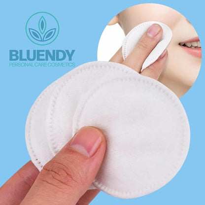 Premium cotton rounds for face