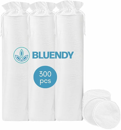 Premium cotton rounds for face