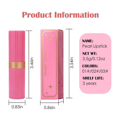 3Pcs Metallic Lipstick for Women,Lightweight Shimmer Frosted Lipstick,Glitter Lip Gloss Stain Long Lasting Waterproof Smudge Proof 24 Hour Full Coverage Lip Makeup,Vegan（01,02,03)