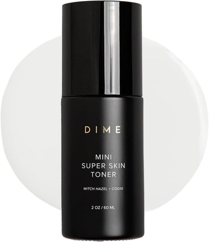 DIME Beauty Mini Super Skin Toner, Alcohol-Free Witch Hazel Toner, Travel-Size with Cucumber Extract, 2 oz / 60 ml