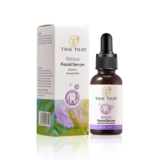 TTFM Retinol Facial Serum 30ml 1.0 Fl OZ | Retinol + Astaxanthin Serum | Hydrating Formula Facial Serum | Skincare For Dull Skin | Anti-Aging Serum |