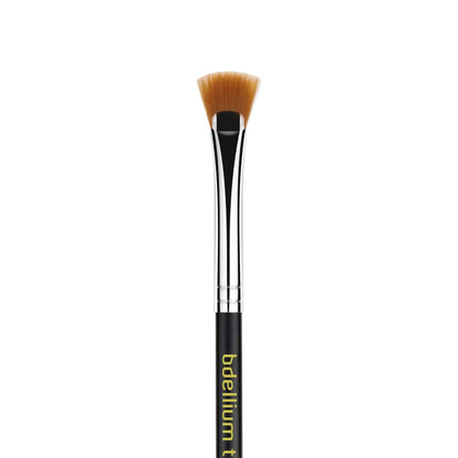 Bdellium Tools Professional Makeup Brush - Maestro Series 732 Mascara Fan - With Soft Synthetic Fibers, For Applying Mascara (Black, 1pc)
