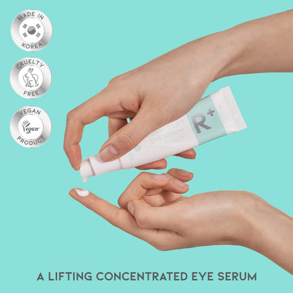 Retinol Eye Cream Serum For Wrinkle Lift, Anti Aging, Under Eye Bag, Puffy Eyes and Dark Circles Treatment, Ceramide, Hyaluronate, Korean Vegan Eye Facial Serum 30g