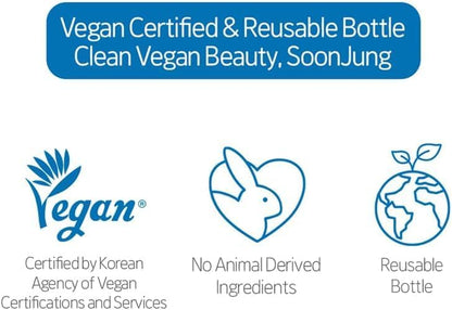 ETUDE SoonJung pH5.5 Relief Toner, Toner for Face, Hydrating Toner for Sensitive Skin, Vegan Face Toner, Panthenol, Madecassoside, Moisturizer, Korean Skin Care, Korean Toner, Beauty (6.76 Fl Oz)