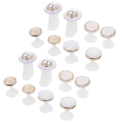 Beaupretty 16 Pieces Tool Divider for Polish Toes Pearls Professional Toenail Spacers Tools Finger Silicone Stylish Separators Toe Separator
