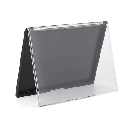 Magnetic Makeup Palette with Clear Top, Empty Eyeshadow Pan Dispensing Storage Box with 40Pcs Adhesive Metal Stickers for DIY Cosmetics Lipstick Blush Powder(Medium Palette - 5.7"x4.3")