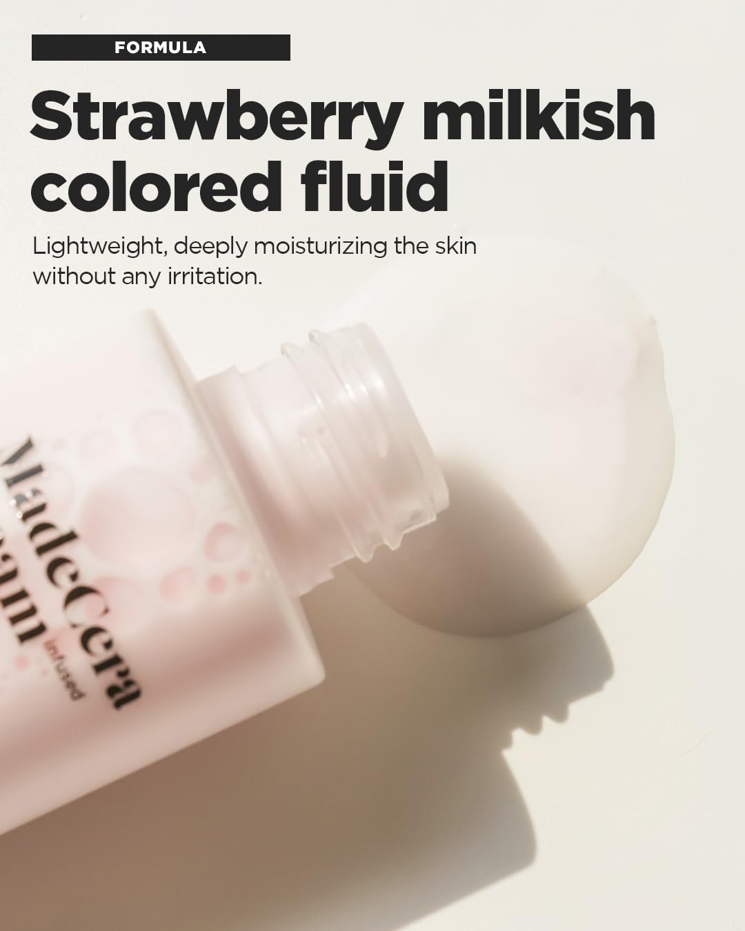 SKINRxLAB MadeCera Cream Double Essence Korean Toner 2 Pack - Hydrating and Soothing Toner with Milk Protein, Ceramide, Beta-Glucan - Moisturizing Strawberry Milky for Irritated Skin