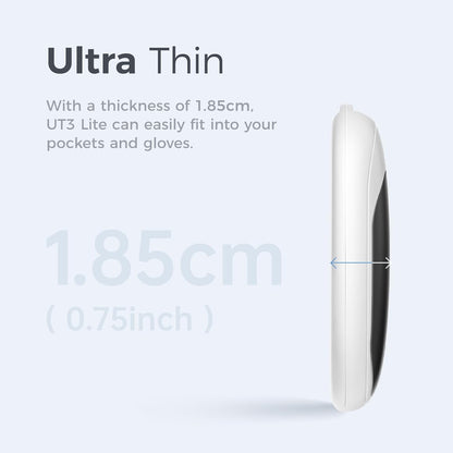 OCOOPA Magnetic Rechargeable Hand Warmers 2 Pack, Ultrathin Electric Handwarmers, Portable Pocket-Sized Heater, for Men, Women Purse Must Haves, Union UT3 Lite