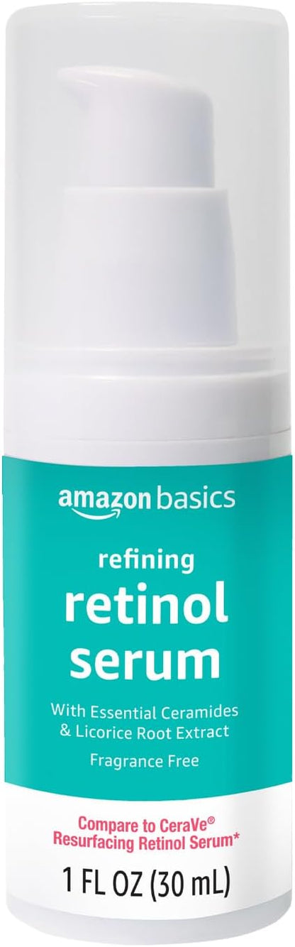 Amazon Basics Retinol Serum for Face, 1 Fluid Ounce, 1-Pack
