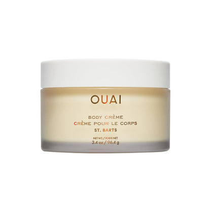 OUAI Body Creme, St. Barts Travel Size - Hydrating Whipped Body Cream with Cupuaçu Butter, Coconut Oil & Squalane - Softens Skin & Delivers Radiant Glow - Sulfate-Free Skin Care (3.4 oz)