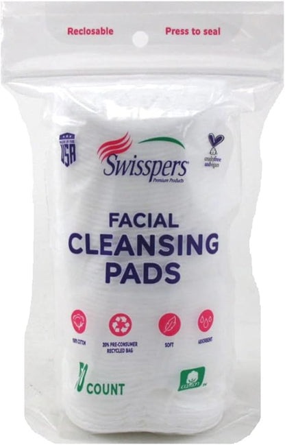 Swisspers facial cleansing pads 50
