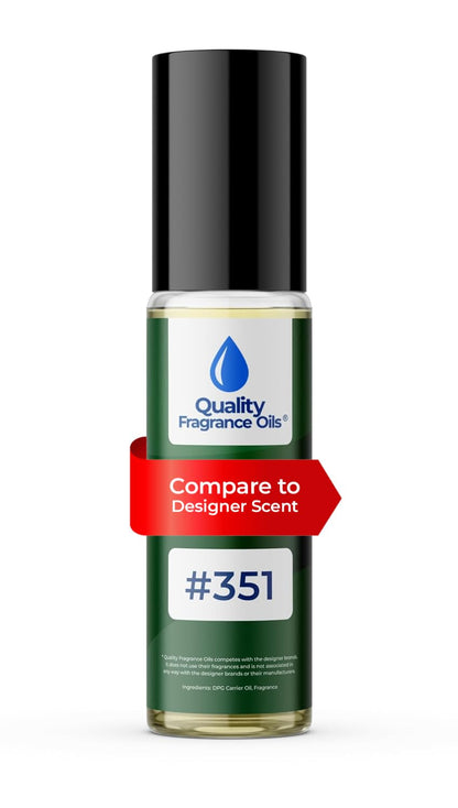 Quality Fragrance Oils' L. Labo Sant. 33 Impression #351 | Long-Lasting Perfume Oil, Alcohol-Free, Strong Scent, 10ml Roll-On Unisex | Affordable Alternative to Designer Fragrances