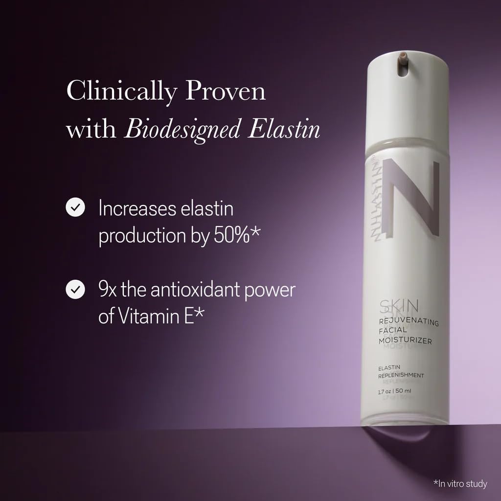 NULASTIN Hydrating Face Moisturizer for Women & Men - SKIN Rejuvenating Facial Moisturizer - With Smoothing, Firming Elastaplex to Nourish Aging Skin - Radiant Night & Day Cream (1.7 Oz)