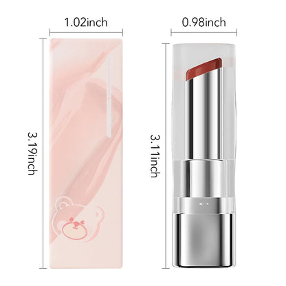 1Pcs Tinted Lip Balm Moisturizing Lipstick – Cool Plum Red Sheer Hydrating Lip Color for Dry Lips – Nourishing Lip Balm for All Women with a Subtle Natural Scent (S04 Winter)