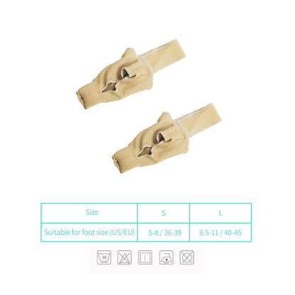 Bunion Relief Sleeves Bunion Pads Brace Cushions Toe Straightener with Silicone Gel Big Toe and Pinky Separator Spacer Hallux Valgus Relief Kit Pack (Large)