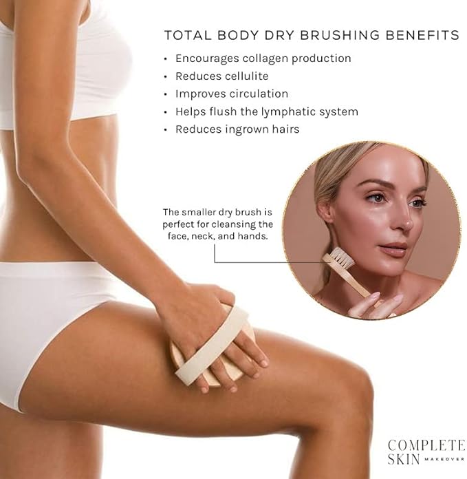 Csm dry brushing body brush