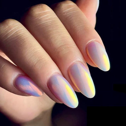Pretty Diva Aurora Chrome Nail Powder - 0.3g Aurora Mermaid Unicorn Iridescent Chrome Powder for Nails
