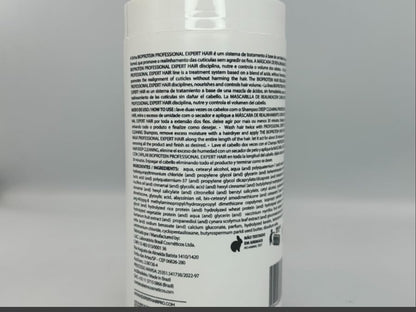 Expert Hair Botox Kit - Anti-Frizz, Thermo-Active, Natural Look, Queratina para El Cabello, 2x 1kg/35.3 oz, For All Hair Types and Textures, Cream, B-tox kit (Smooth + Bio)