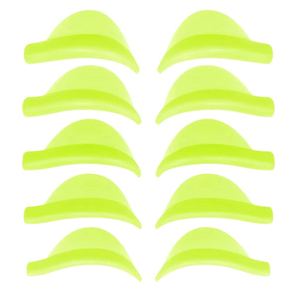 Eyelash Perm Pads Lash Lift Rods Eyelash Perm Silicone Pads 5 Sizes Reusable Soft Lash Lift Pads Shield for Different Length Eyelashes Perfect Lifting (Lemon Yellow)