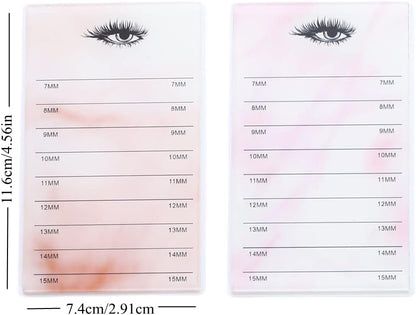 5 Layers Acrylic Eyelash Storage Box, Makeup Eyelashes Extension Close-Packed Display with 5 Pallets, Grafting False Eyelashes Glue Pallet Holder Display Organizer (5 Layer Marble Pink)