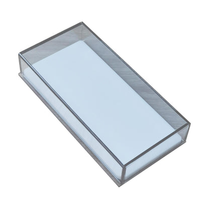 Eyelash Grafting Pallet with Cover, Dust-proof Acrylic Lash Tile holder, Eyelash Extensions Storage Gasket Pads (Grey)