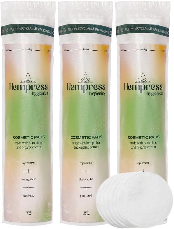 Organic cotton rounds for face