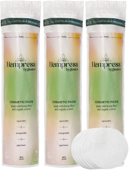 Organic cotton rounds for face