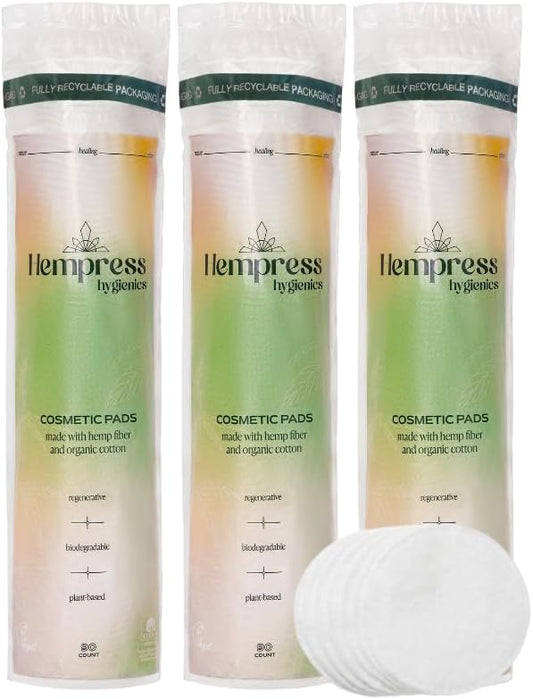 Organic cotton rounds for face