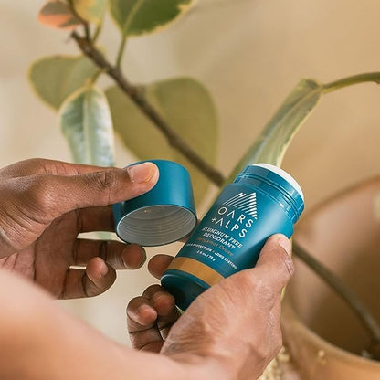 Oars + Alps Aluminum Free Deodorant for Men and Women, Dermatologist Tested and Made with Clean Ingredients, Travel Size, Bergamot Grove, 2 Pack, 2.6 Oz Each
