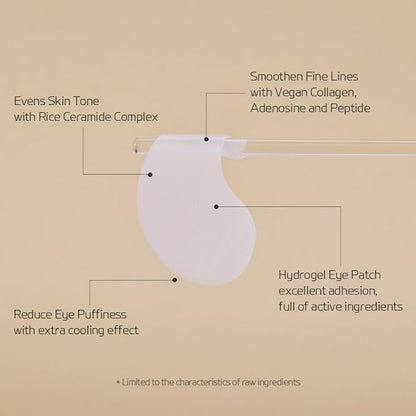 Firming gel eye mask 60ea