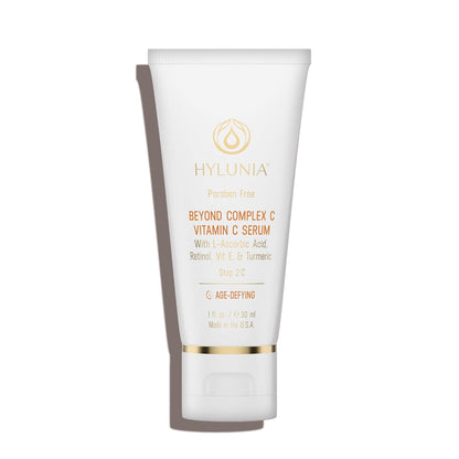 Hylunia Beyond Complex C Vitamin C Serum, 1.0 fl oz - Hydrating, Anti-Aging, Brightening & Nourishing with Hyaluronic Acid - Vegan, Clean & Cruelty-Free Skincare for Radiant Skin
