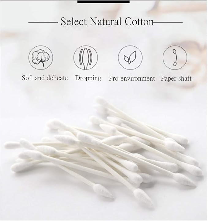 Pointed tip cotton swabs 800